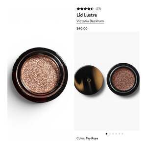 Victoria Beckham Beauty Lid Lustre Crystal Infused Eyeshadow in Tea Rose. NIB